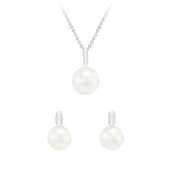 Zlatý nežný set s perlami Zufine