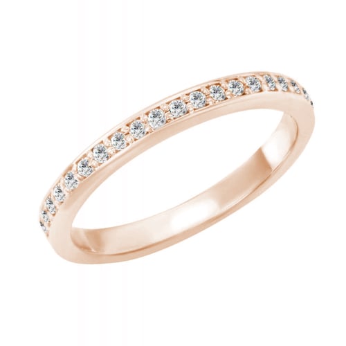 Eternity prsteň s 1.25mm moissanitmi Neville