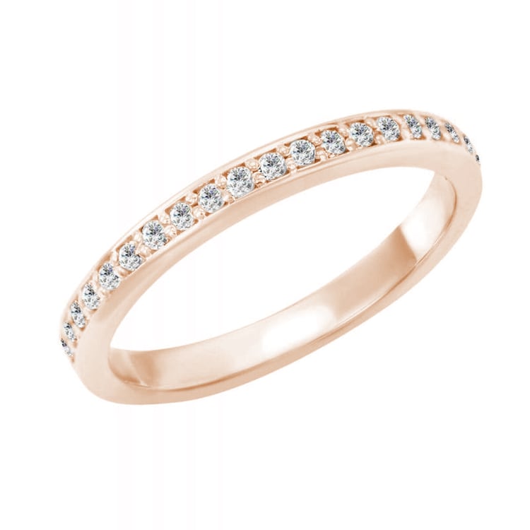 Eternity prsteň s 1.25mm moissanitmi Neville 105279