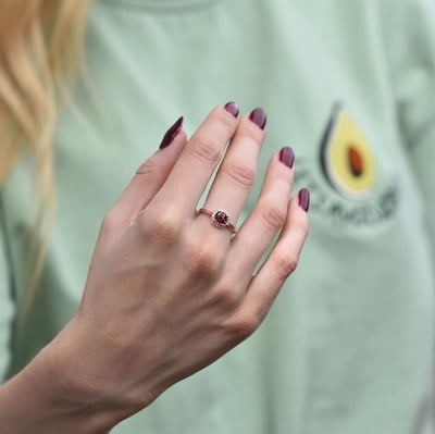 Prsteň s turmalínom