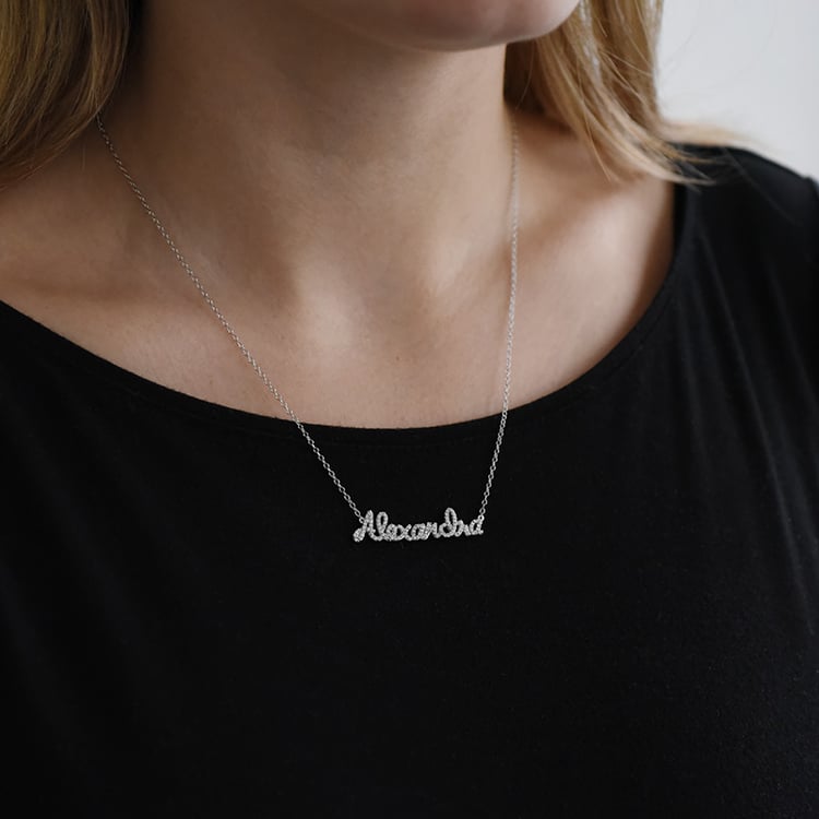 Diamantový náhrdelník 97596