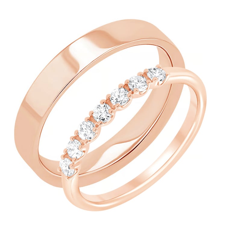 Eternity prsteň z bieleho zlata 165158