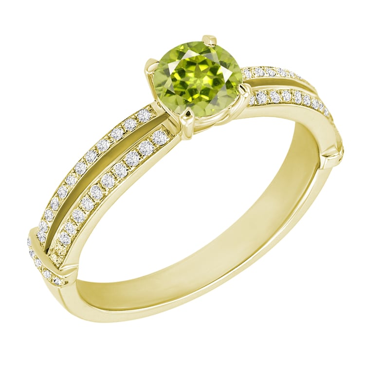 Prsteň zo žltého zlata 27805