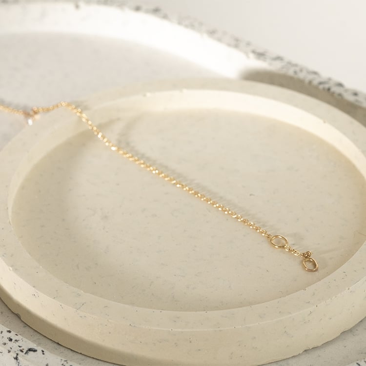 Zlatý minimalistický náramok s lab-grown diamantom Lepio 150242