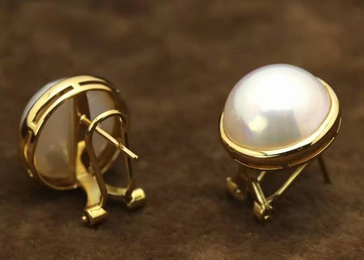 Perlové náušnice 12864