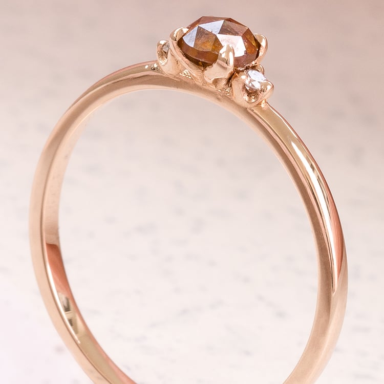 Zásnubný prsteň so salt and pepper diamantom Hye 121871