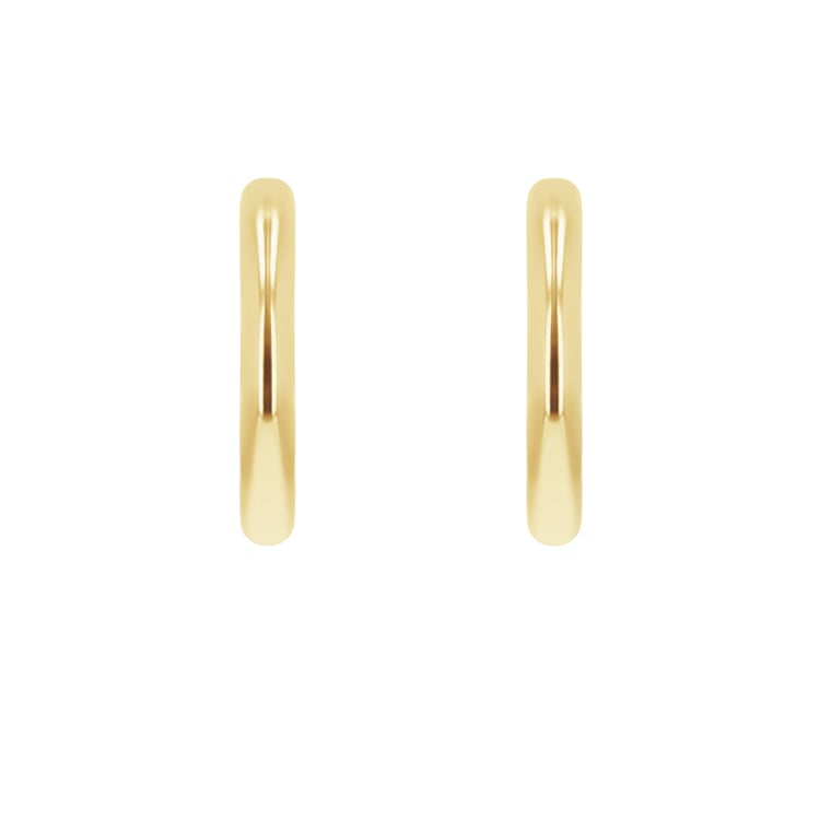 Kruhové náušnice zo zlata 108325