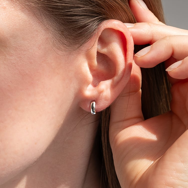 Strieborné kruhové náušnice 140705