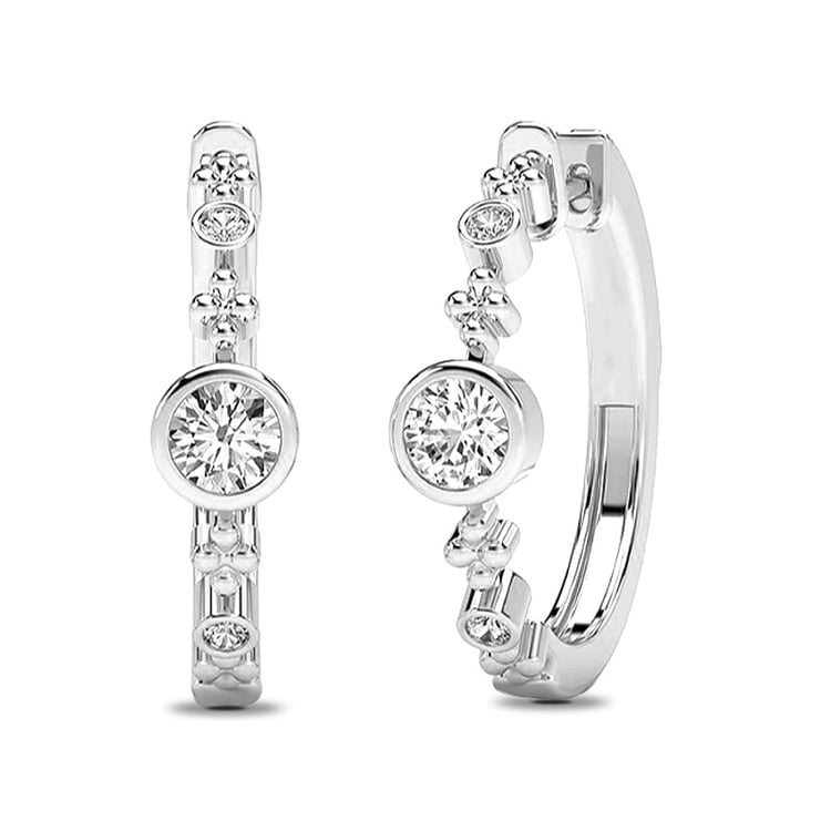 Kroužky zdobené diamanty 