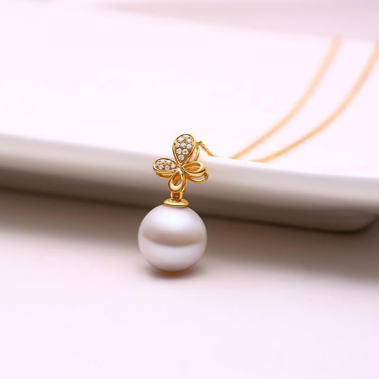 Zlatý perlový prívesok 12840