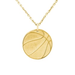 Strieborný prívesok lopta s gravírom vašej voľby Basketball