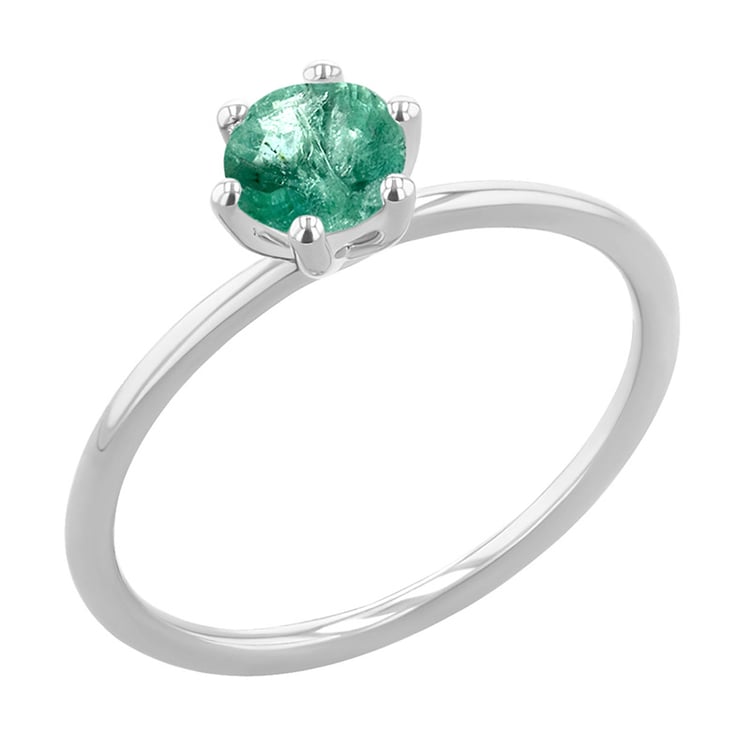 Zásnubný prsteň so smaragdom Birdie