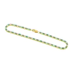 Tenisový náramok so smaragdmi a diamantmi Kendrick