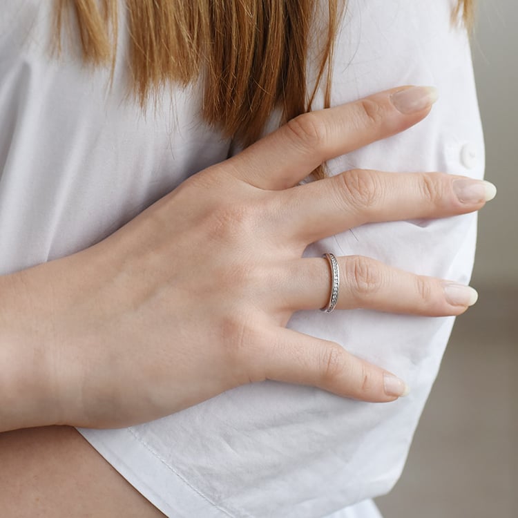 Eternity prsteň plný lab-grown diamantov Guerra 101517