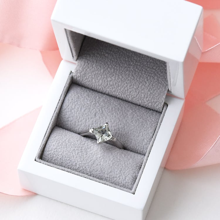 Prsteň s princess ametystom 75445