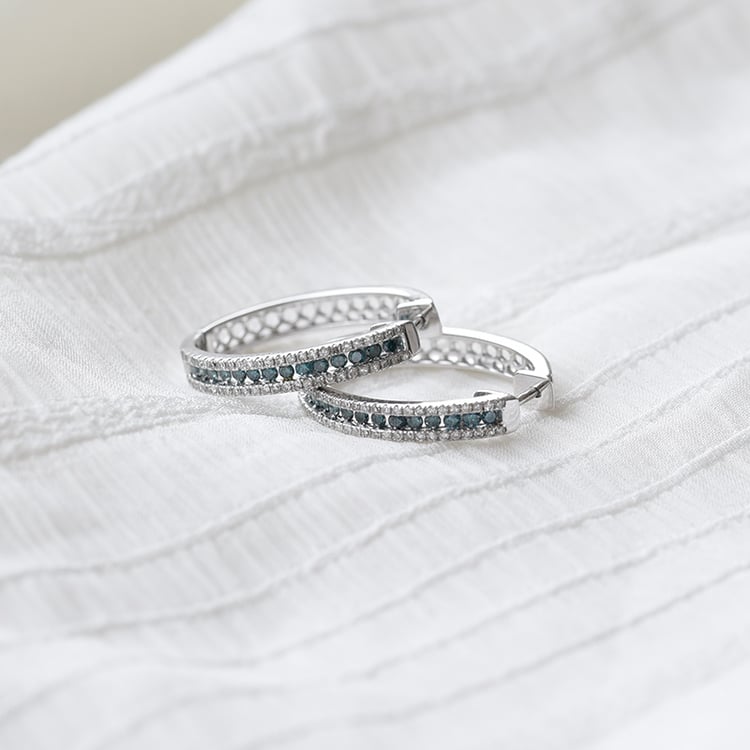 Diamantové náušnice 69119