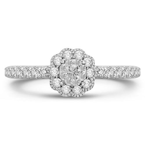 Halo zásnubný prsteň s lab-grown diamantmi Alonna