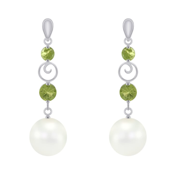 Visacie náušnice s perlami Carolyn