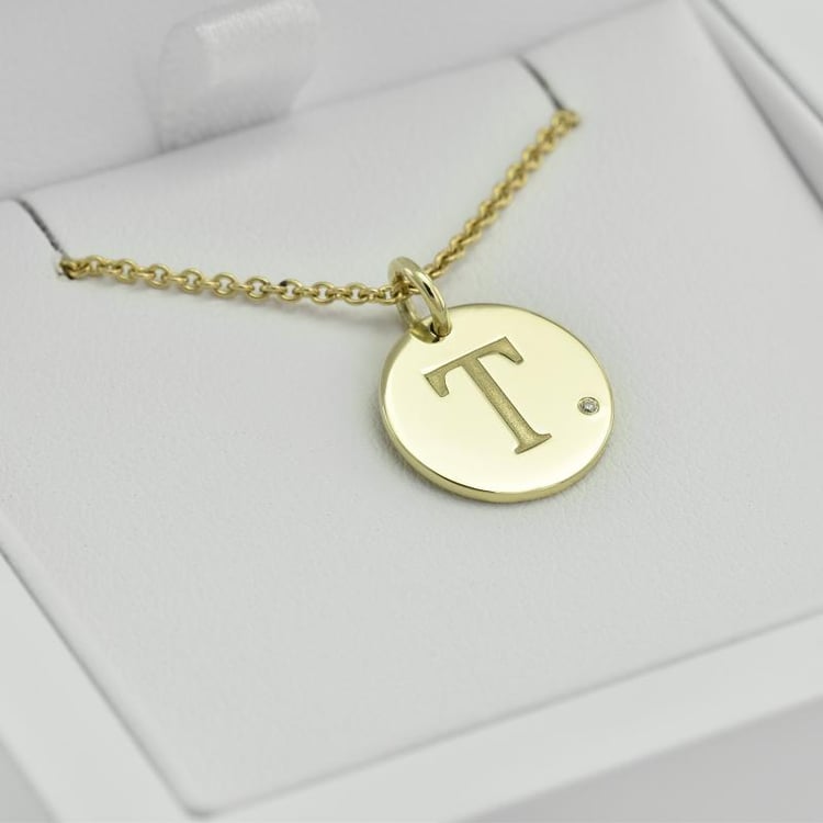 Zlatý náhrdelník s gravírom 21792