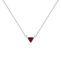 Minimalistický náhrdelník s granátom Joella