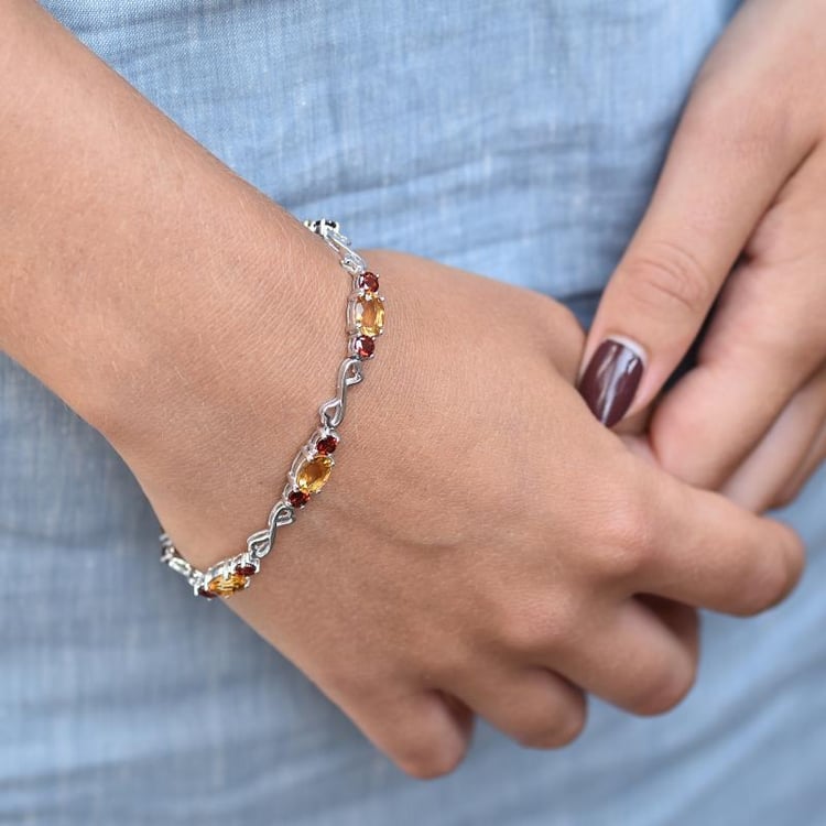 Strieborný náramok Aline 6298