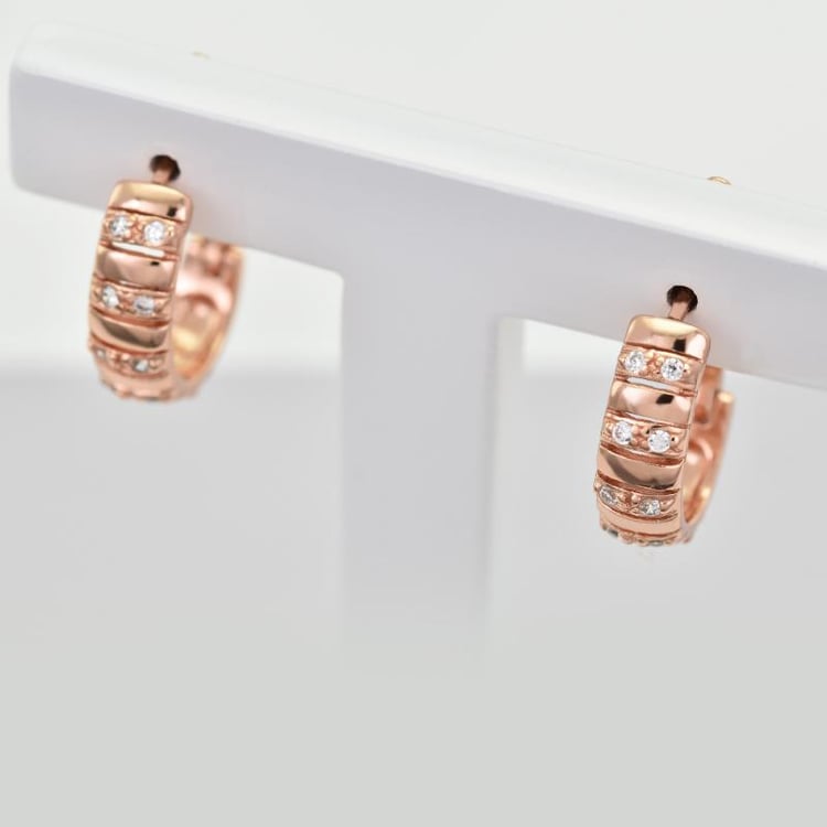 Náušnice so zirkónmi 20779