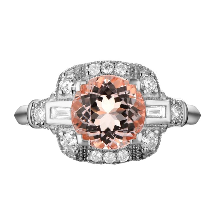 Prsteň z bieleho zlata 87239