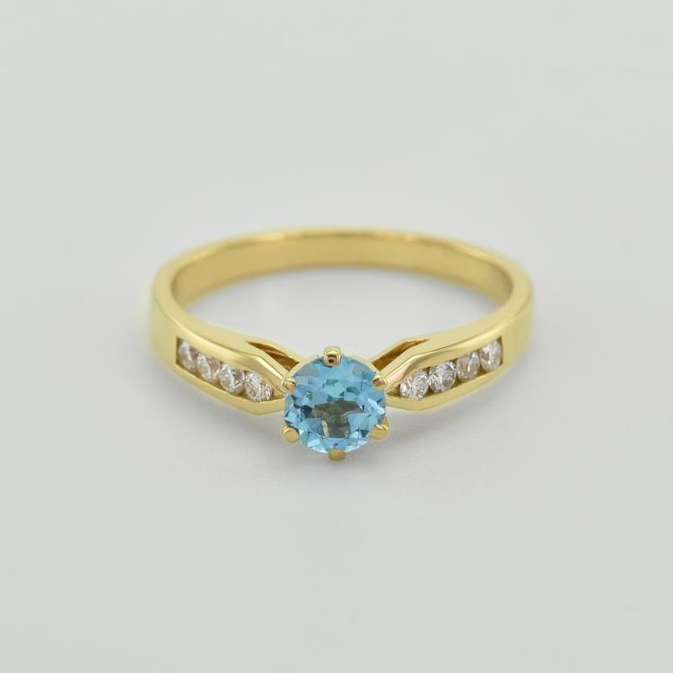 Prsteň s topásom 35441