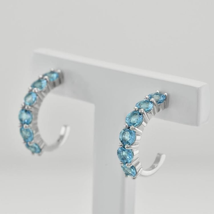 Topásové náušnice 35805