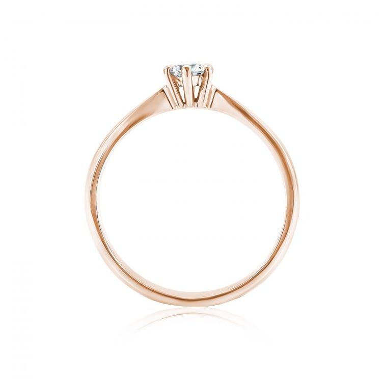 Zásnubný prsteň s moissanitom Ridos 37692