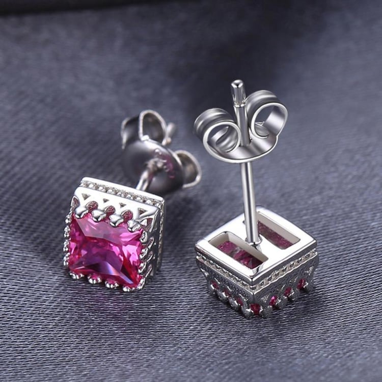 Náušnice so zafírmi 25647