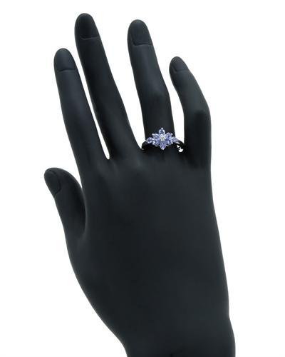 Tanzanitový prsteň striebro 54152