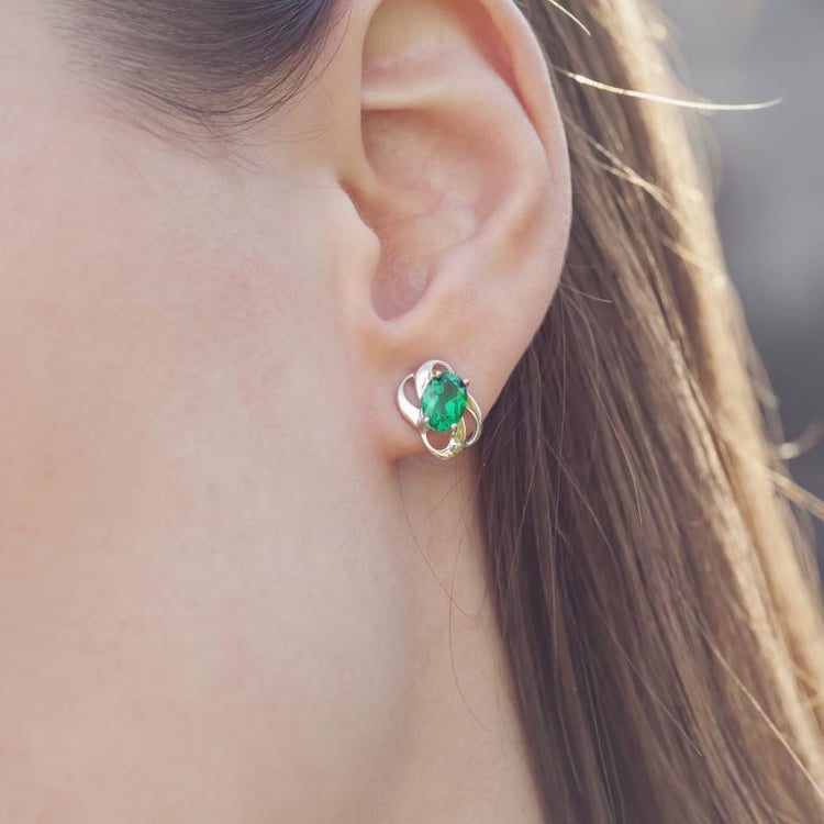Smaragdové náušnice Napier 13921