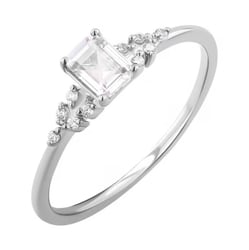Rozvodový prsteň s emerald diamantom Duncan