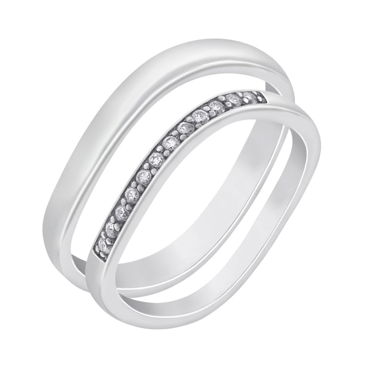 Zlaté nepravidelné snubné prstene s diamantmi