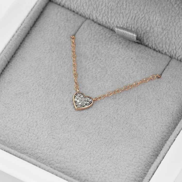 Diamantový náhrdelník so srdiečkom Algoma 42138