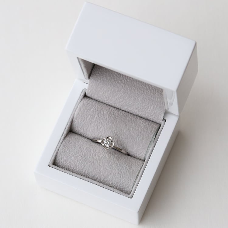 Diamantový zlatý prsteň 73918