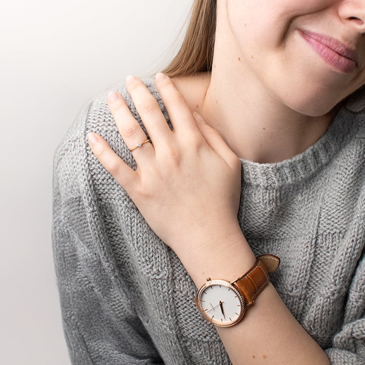 Zásnubný prsteň s lab-grown diamantom Carrey 149573