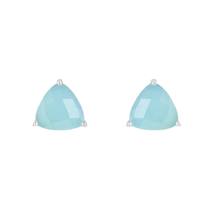 Strieborné náušnice s chalcedonmi Magni 124771