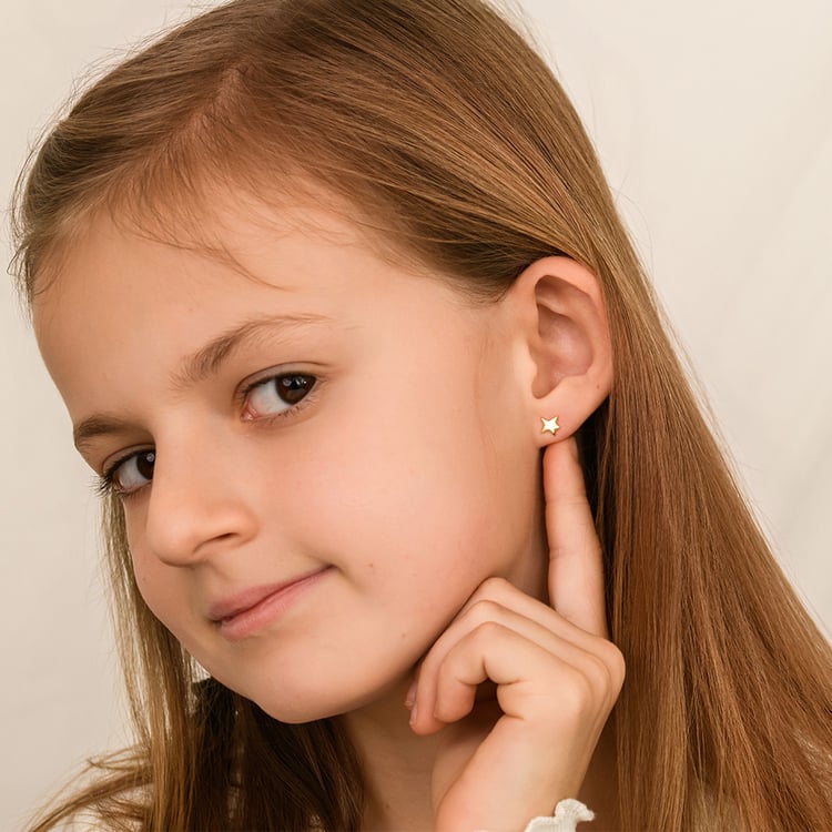 Strieborné náušnice v tvare hviezdičiek Malý princ 164330