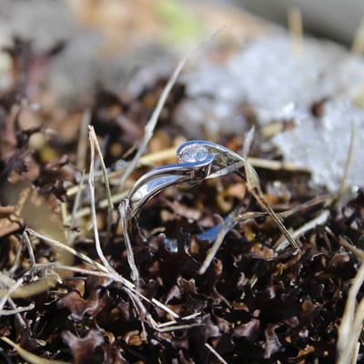 Zásnubný prsteň s diamantom 