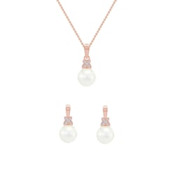 Zlatý perlový set šperkov Soleil
