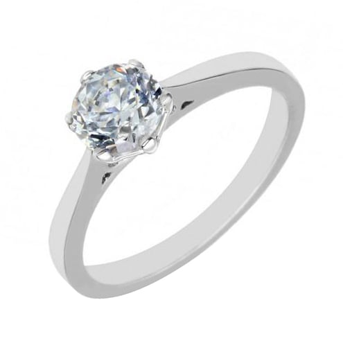 Zásnubný prsteň z platiny