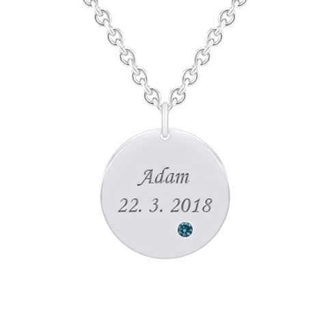 Náhrdelník s gravírom