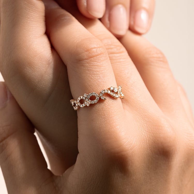 Eternity prsteň posiaty lab-grown diamantmi Altais 142887