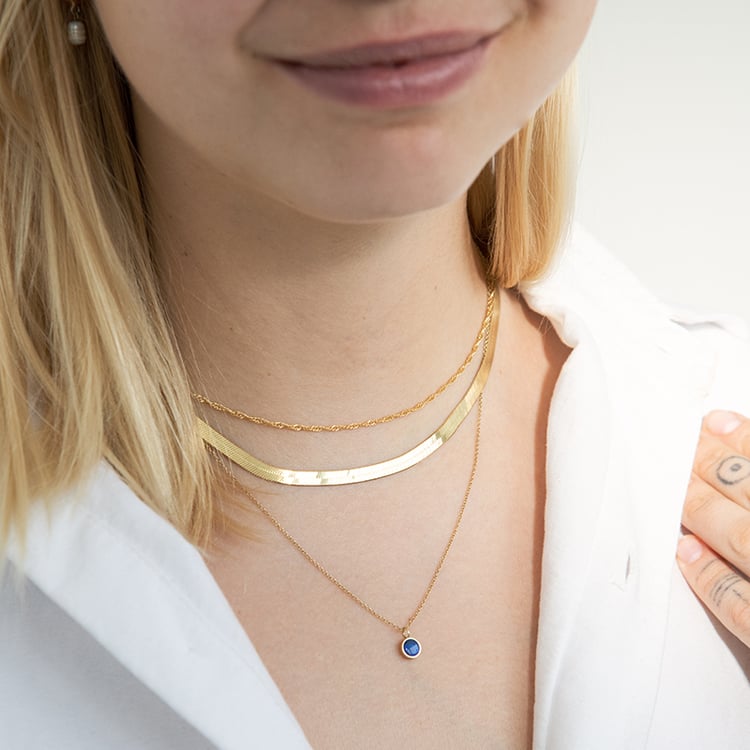 Singapur retiazka 42 cm zo striebra 124475