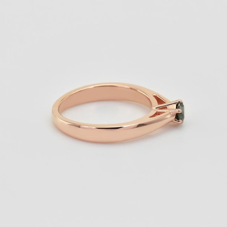 Prsteň so zeleným diamantom 30064