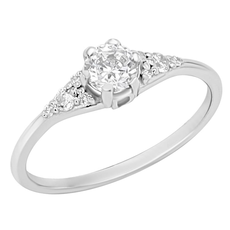 Zásnubný prsteň s výberom písmen a diamantmi Diana 166921