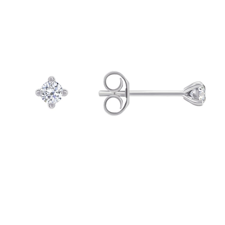 Náušnice diamantové bodky v zlatom osadení Brose 5838