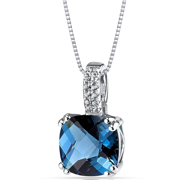 Prívesok zo zlata s topásmi 28426